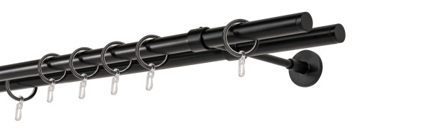 20mm,2-läufig,Rohr,Do-Wandträger wire 20cm,Endstück match